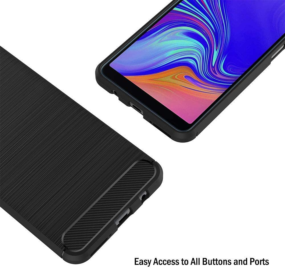 CARCASA LOOK CARBONO para SAMSUNG GALAXY A7 2018