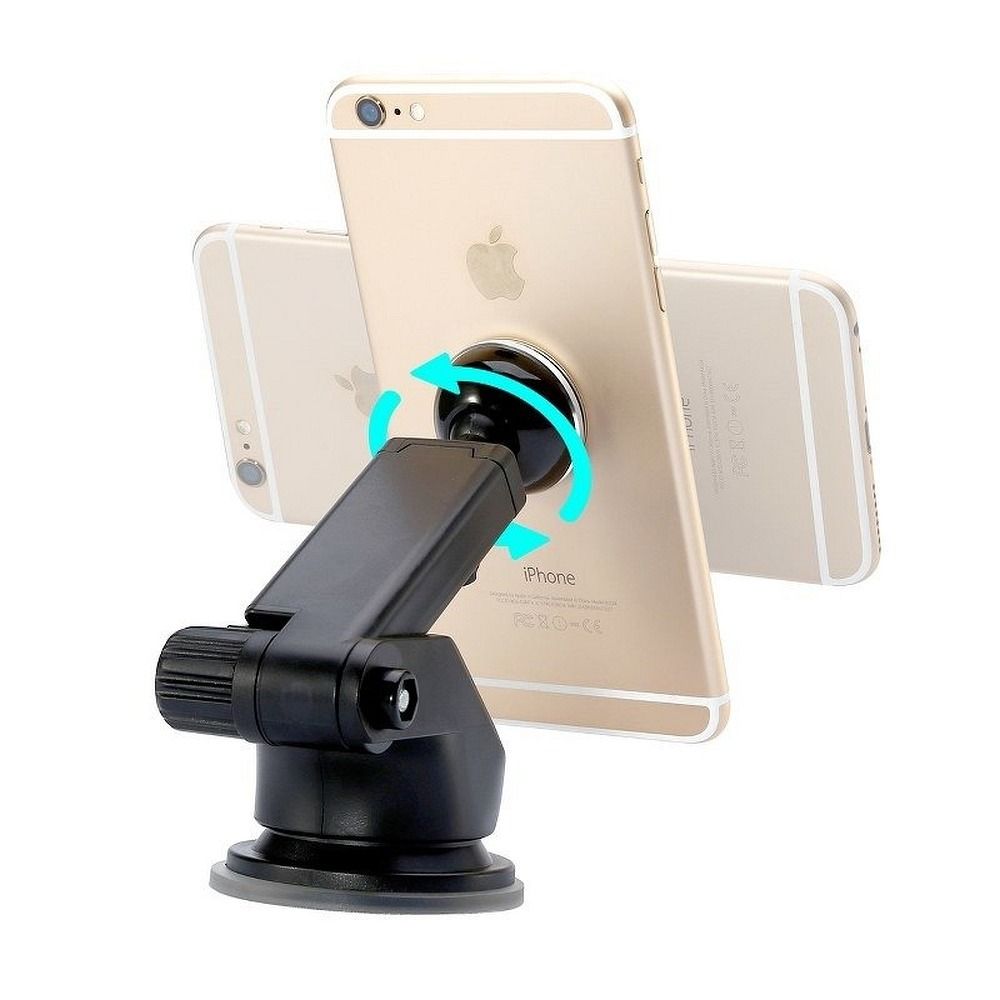 BASEUS MAGNETIC CAR PHONE HOLDER WITH EXTENSION AND SUCTION CUP 