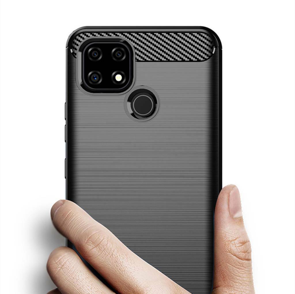 COVER CARBON LOOK per REALME C25Y