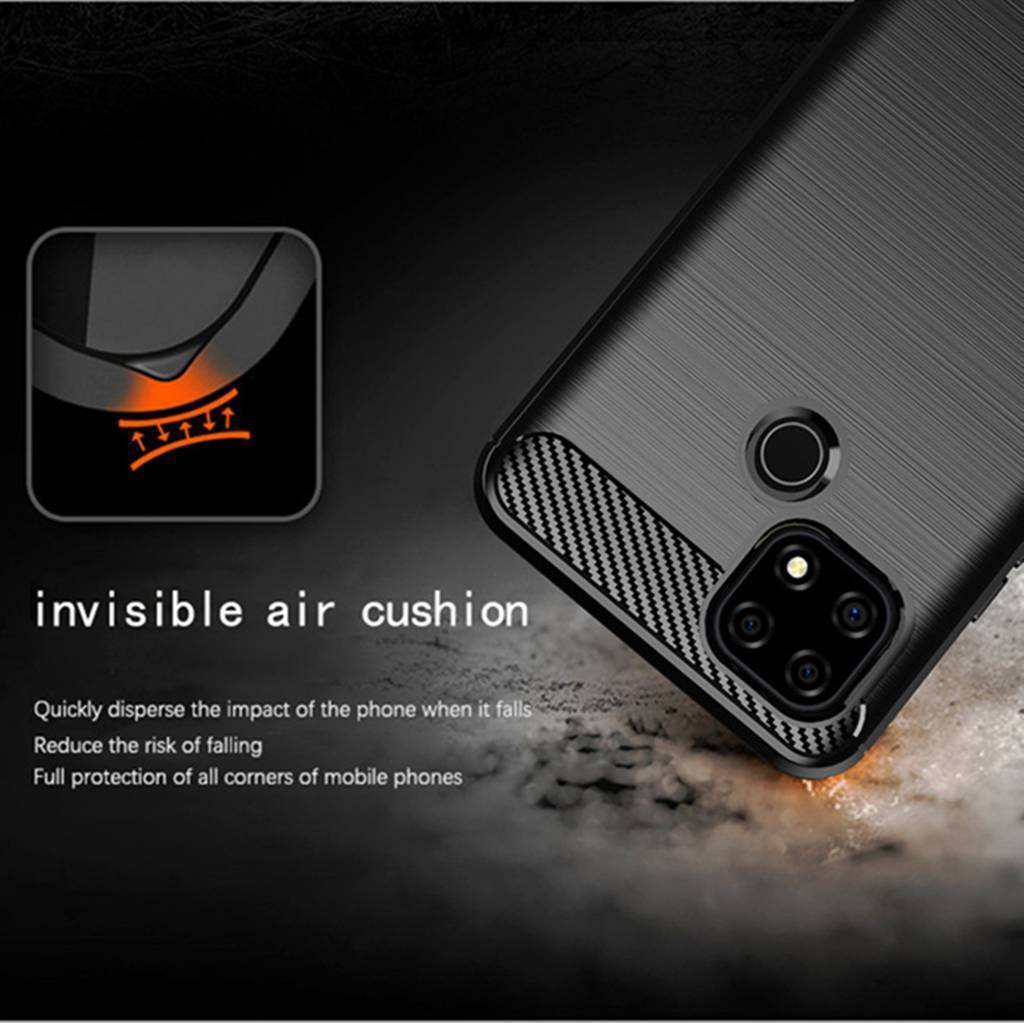 COVER CARBON LOOK per REALME C25Y