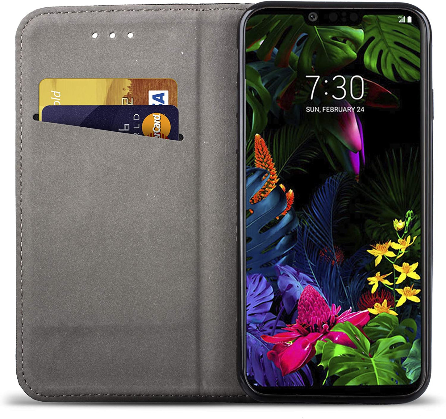 Smart Magnet booklet cover for LG G8 ThinQ 