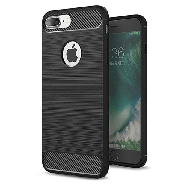 COVER CARBON LOOK per APPLE IPHONE 7 PLUS / 8 PLUS