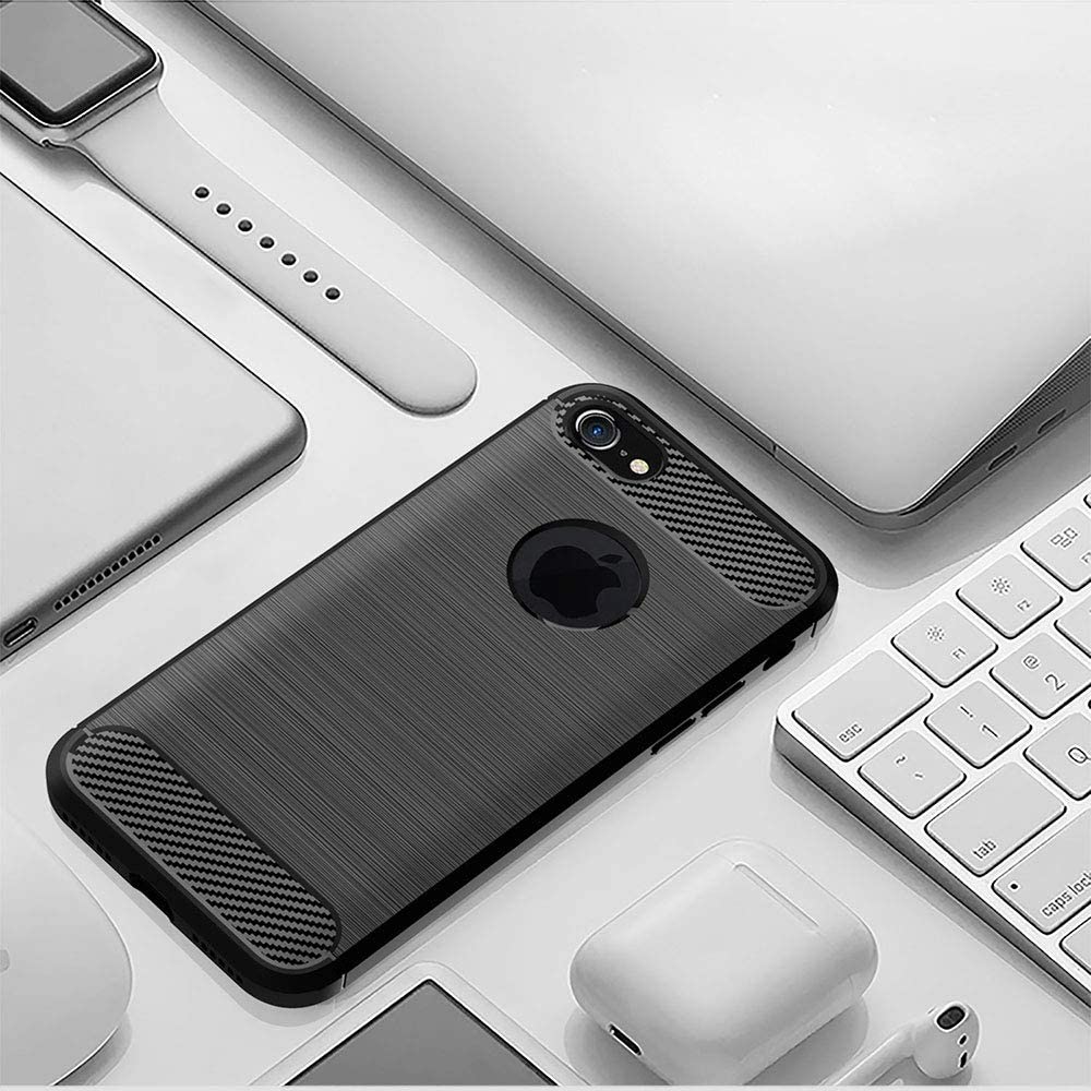 COVER CARBON LOOK per APPLE IPHONE 8