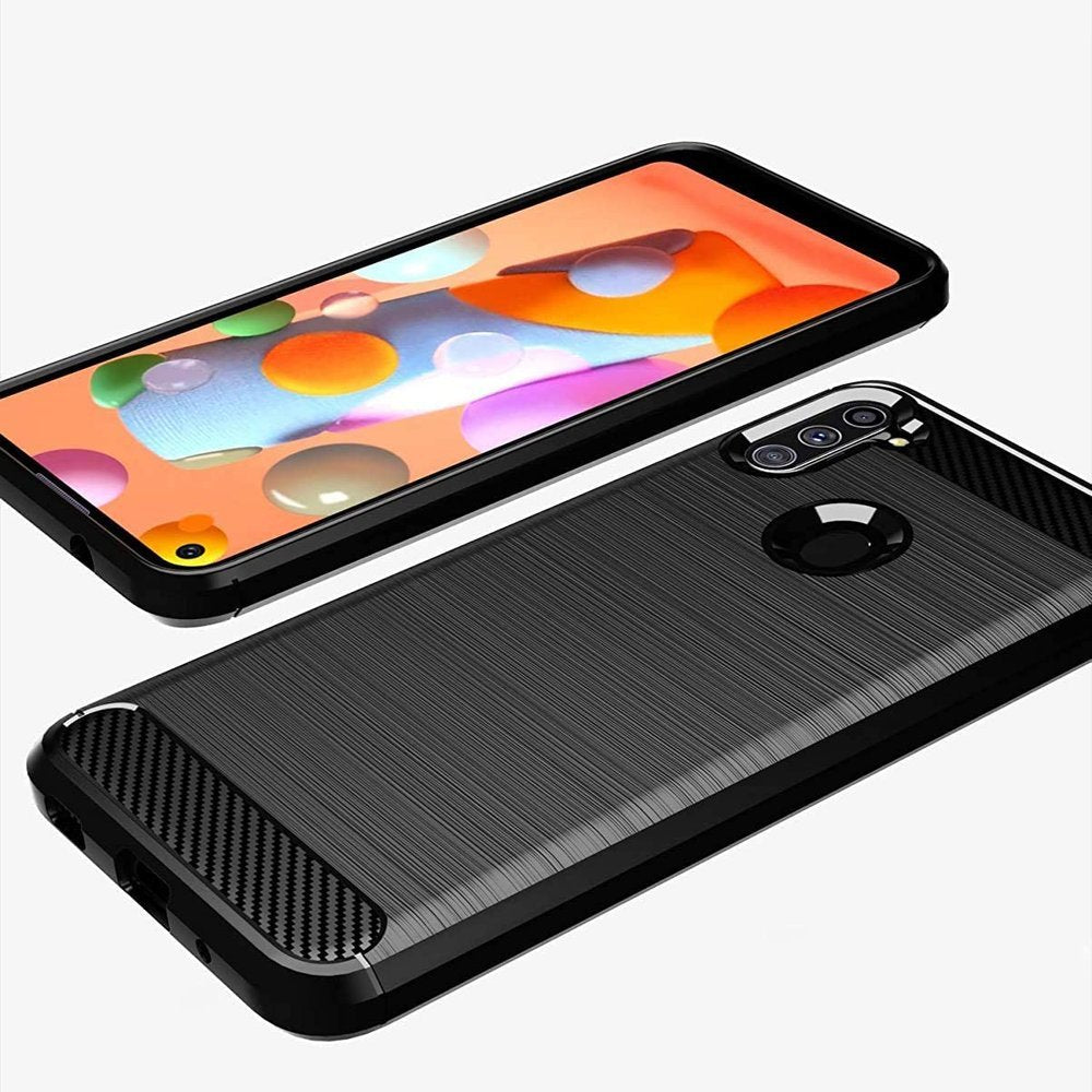 COVER CARBON LOOK per SAMSUNG GALAXY M11