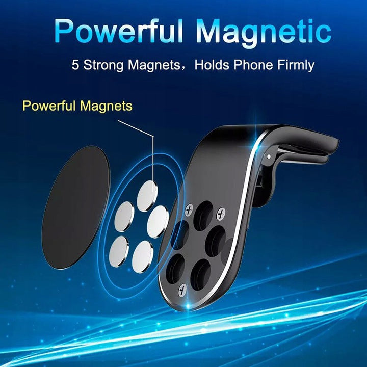 SUPPORTO MAGNETICO PER AUTO BOCCHETTE ARIA PORTA TELEFONO CELLULARE SMARTPHONE