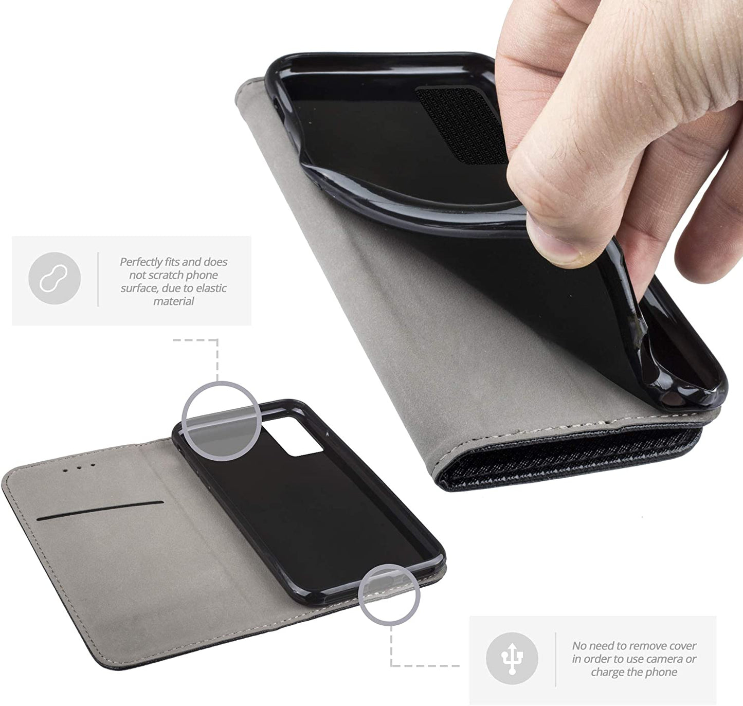 Funda tipo libro Smart Magnet para XIAOMI Mi 10 LITE 