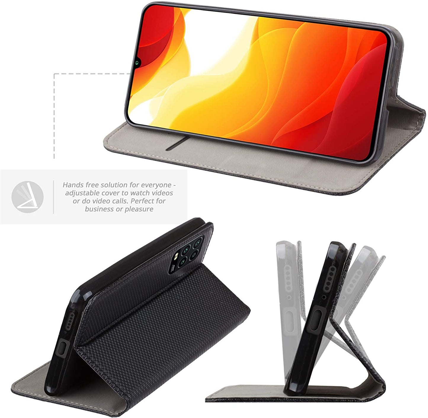 Smart Magnet book cover for XIAOMI Mi 10 LITE 