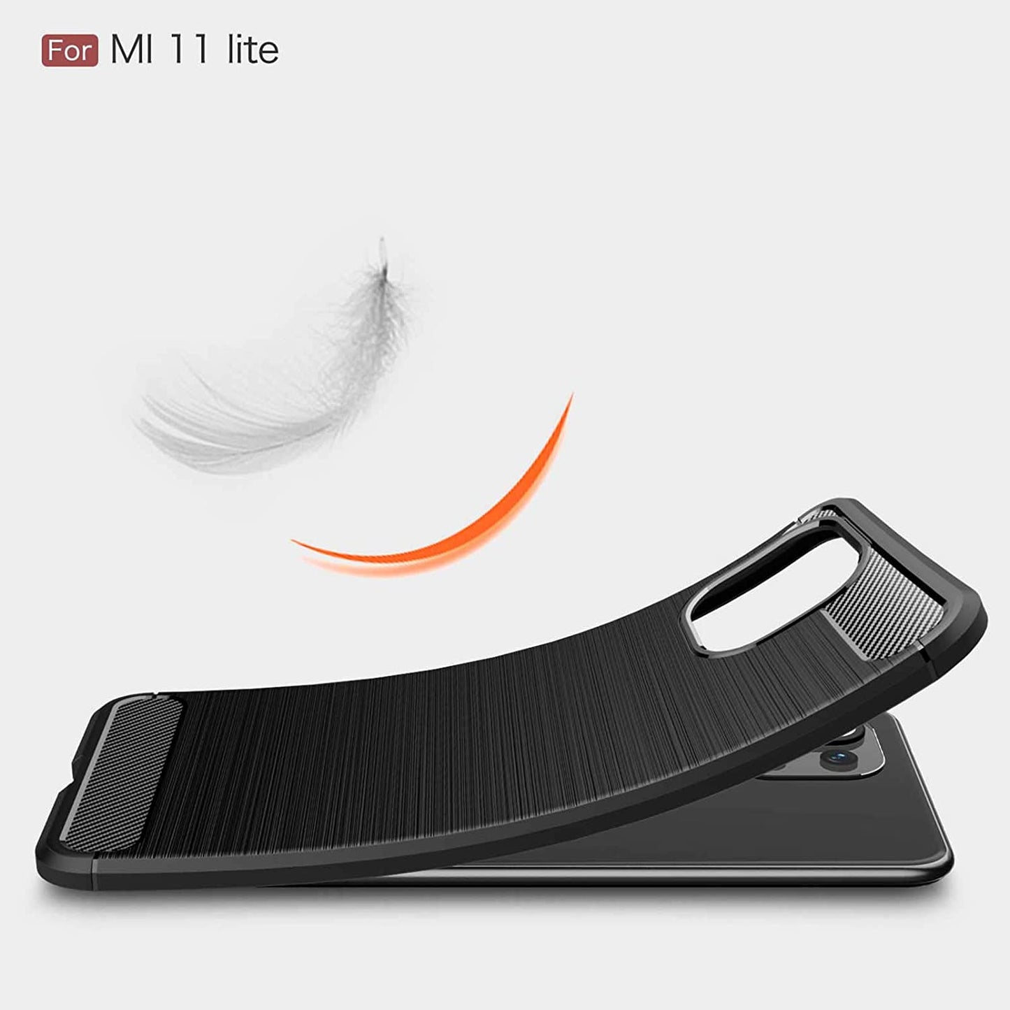 COVER CARBON LOOK per XIAOMI Mi 11 LITE 4G / 5G