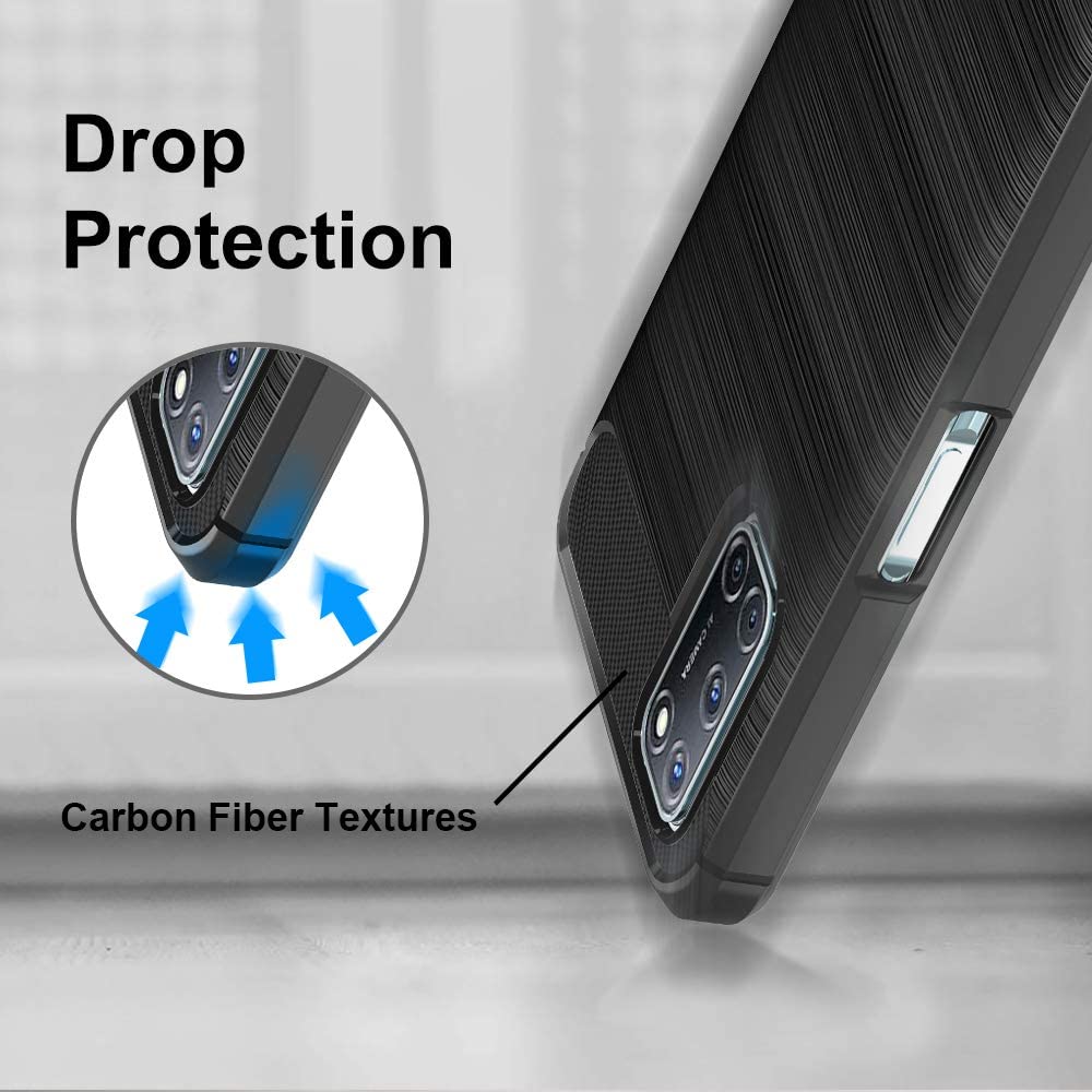 COVER CARBON LOOK per OPPO A52 / A72