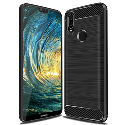 COVER CARBON LOOK per HUAWEI P20 LITE