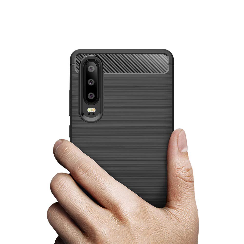 COVER CARBON LOOK per HUAWEI P30