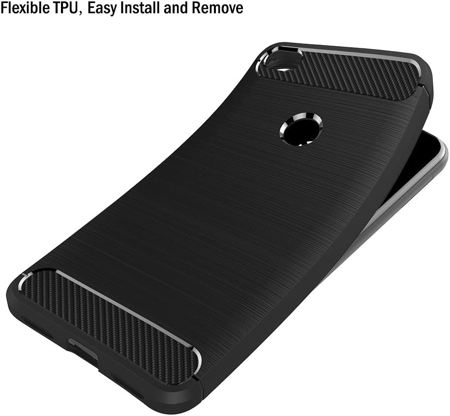 CARBON LOOK COVER for HUAWEI P8 LITE 2017