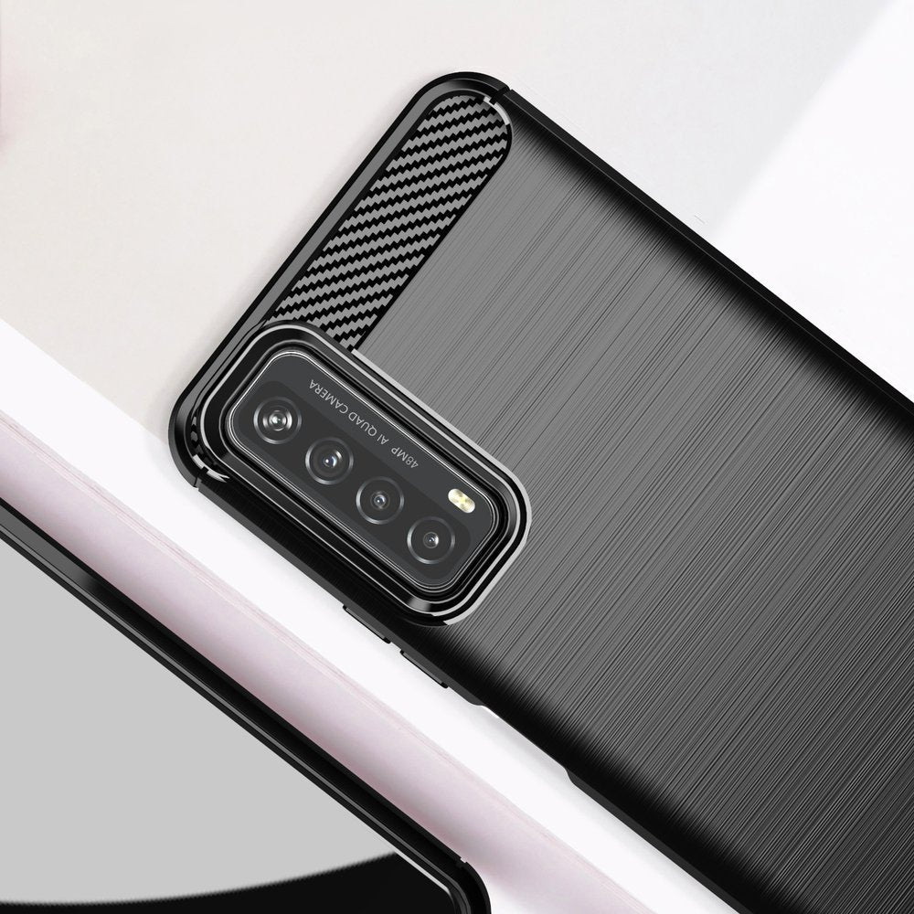 CARCASA LOOK CARBONO para HUAWEI PSMART 2021