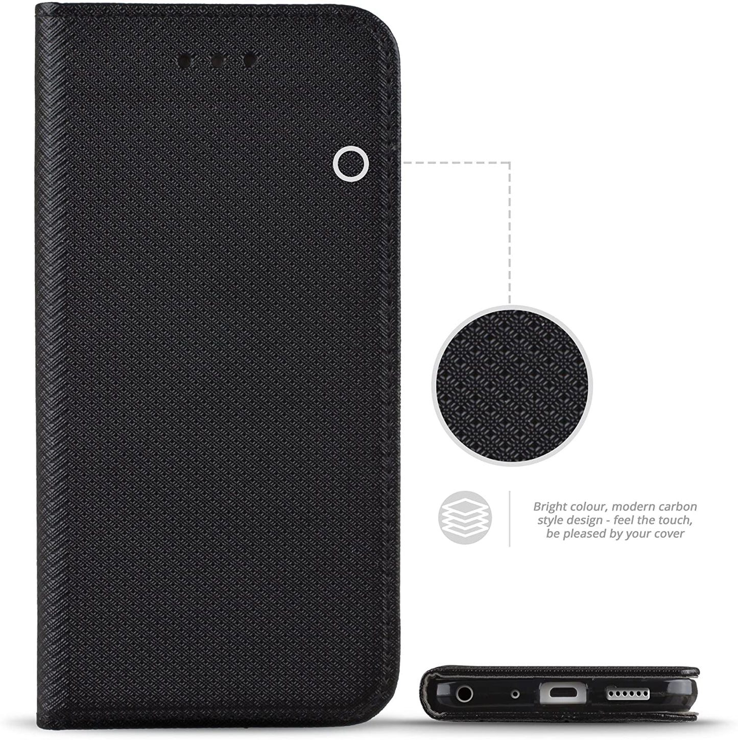 Smart Magnet booklet cover for HUAWEI P SMART (2018) 