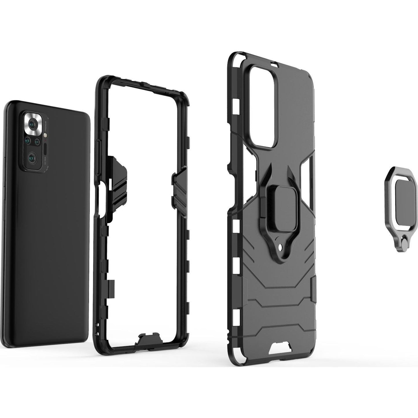 FUNDA DEFENDER ARMOR RING PARA XIAOMI REDMI 10