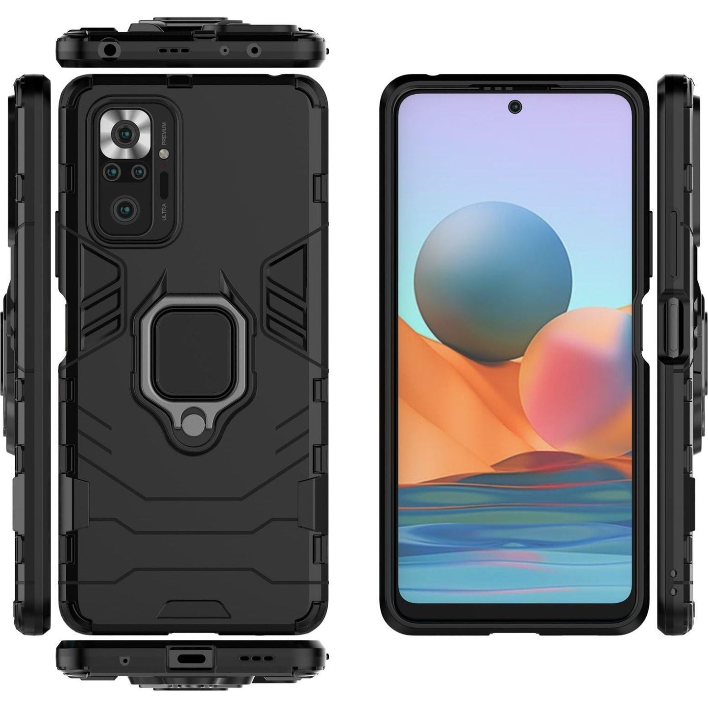 FUNDA DEFENDER ARMOR RING PARA XIAOMI REDMI NOTE 11 4G