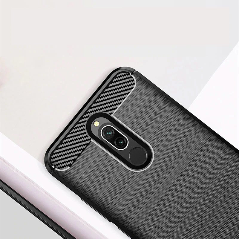 COVER CARBON LOOK per XIAOMI REDMI 8