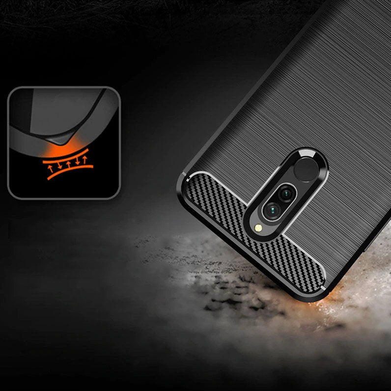 COVER CARBON LOOK per XIAOMI REDMI 8