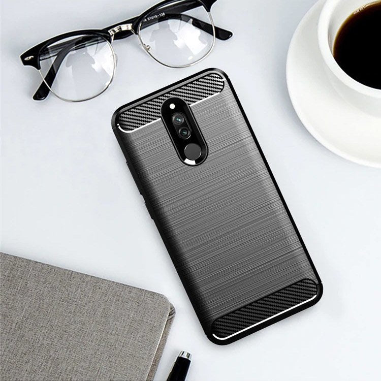 COVER CARBON LOOK per XIAOMI REDMI 8