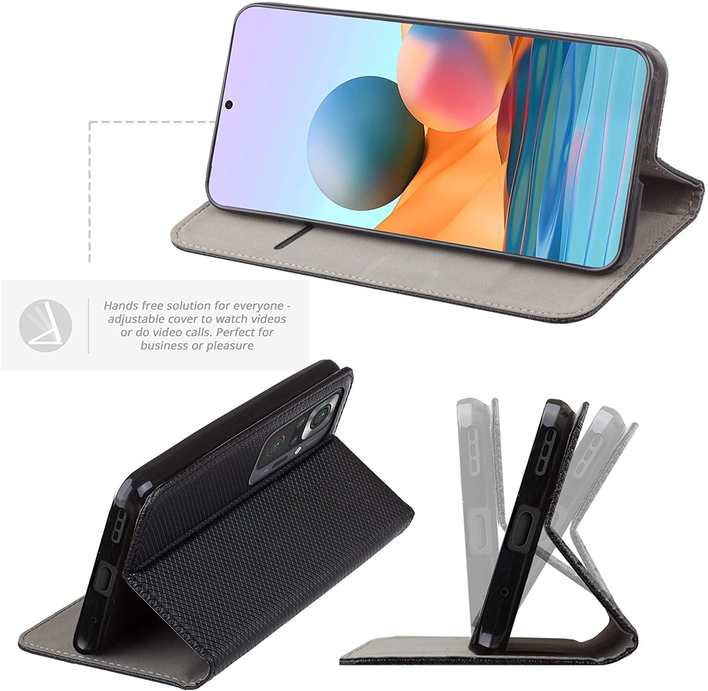 Funda tipo libro Smart Magnet para XIAOMI Redmi NOTE 10 PRO / 10 PRO MAX 