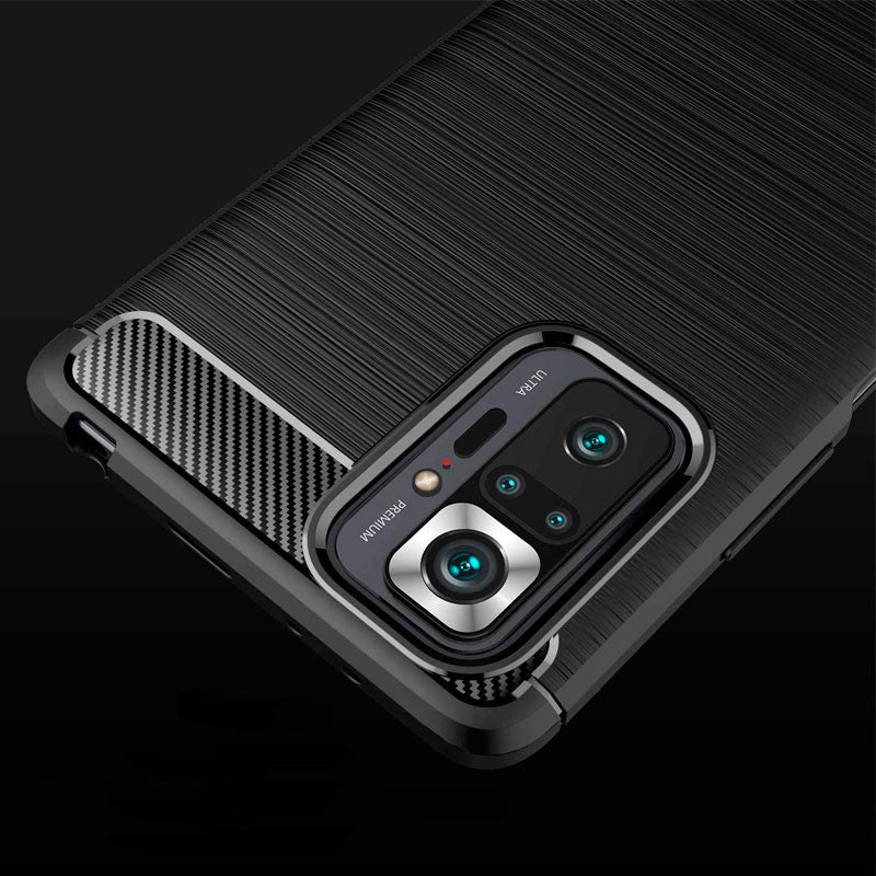 CARBON LOOK COVER for XIAOMI REDMI NOTE 10 PRO