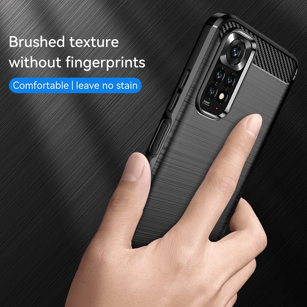 CARBON LOOK COVER for XIAOMI POCO M4 PRO 5G