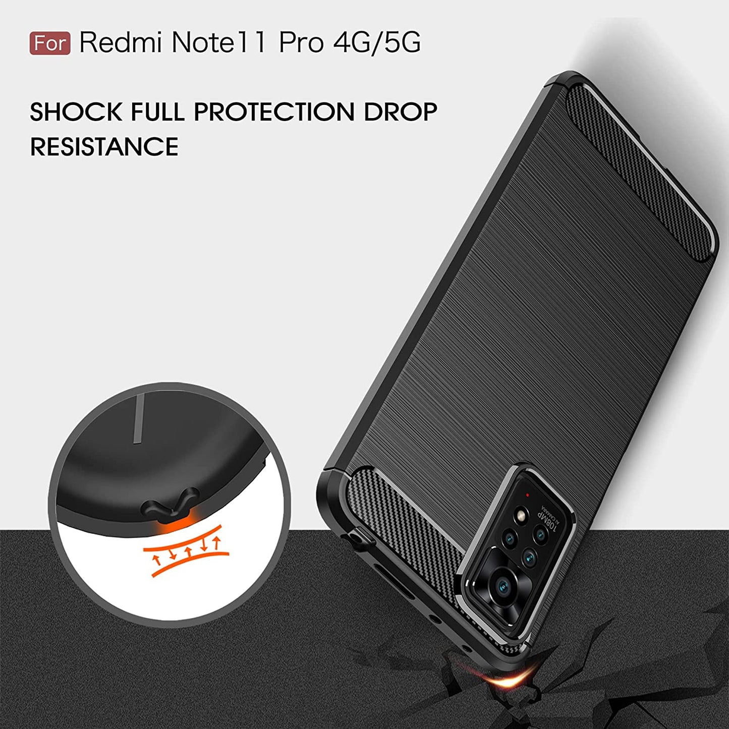 CARBON LOOK COVER for XIAOMI REDMI NOTE 11 PRO 4G / 5G