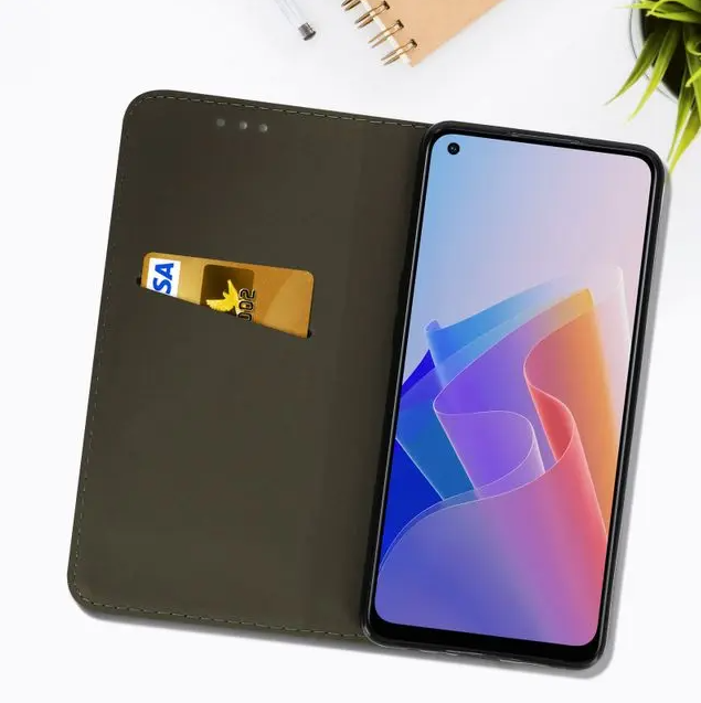 Cubierta de libro de imán inteligente para OPPO RENO 7 LITE 5G 