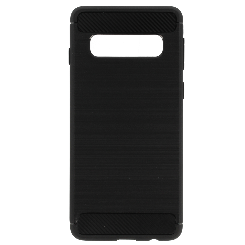 FUNDA DE SILICONA CARBONO LOOK para SAMSUNG S10