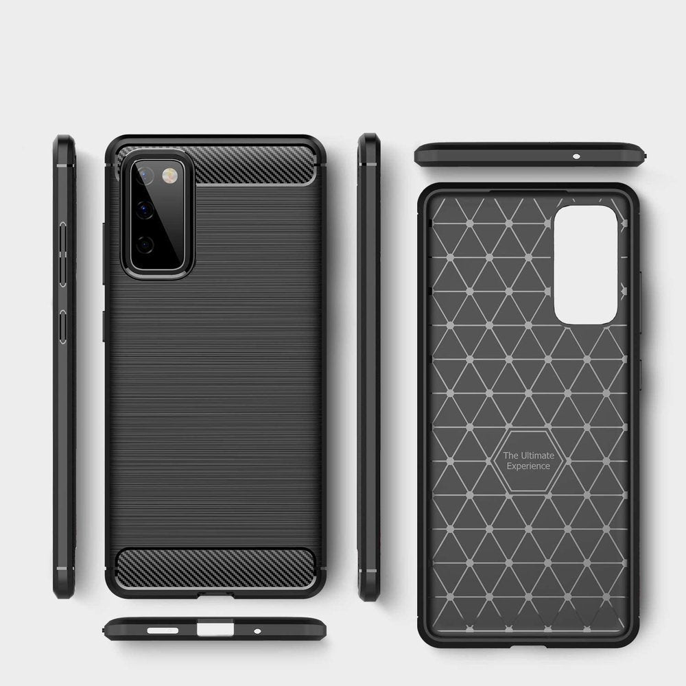 COVER CARBON LOOK per SAMSUNG GALAXY S20 FE