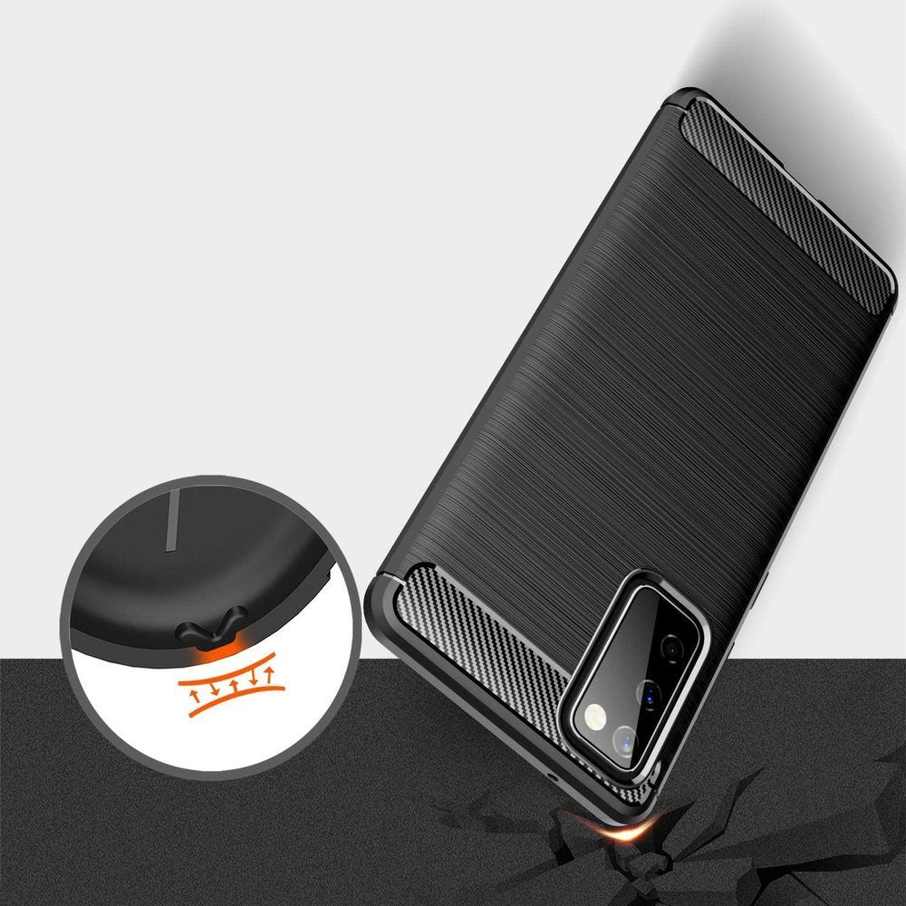 COVER CARBON LOOK per SAMSUNG GALAXY S20 FE