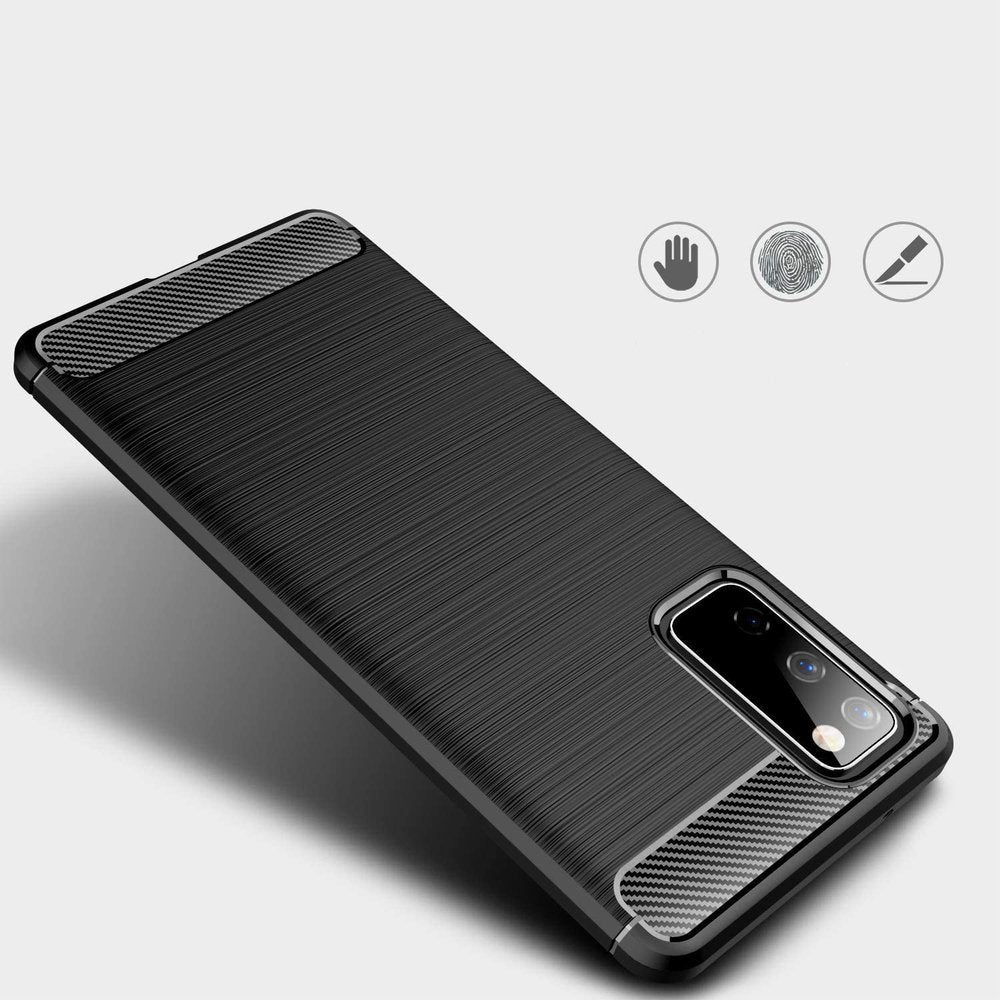 COVER CARBON LOOK per SAMSUNG GALAXY S20 FE