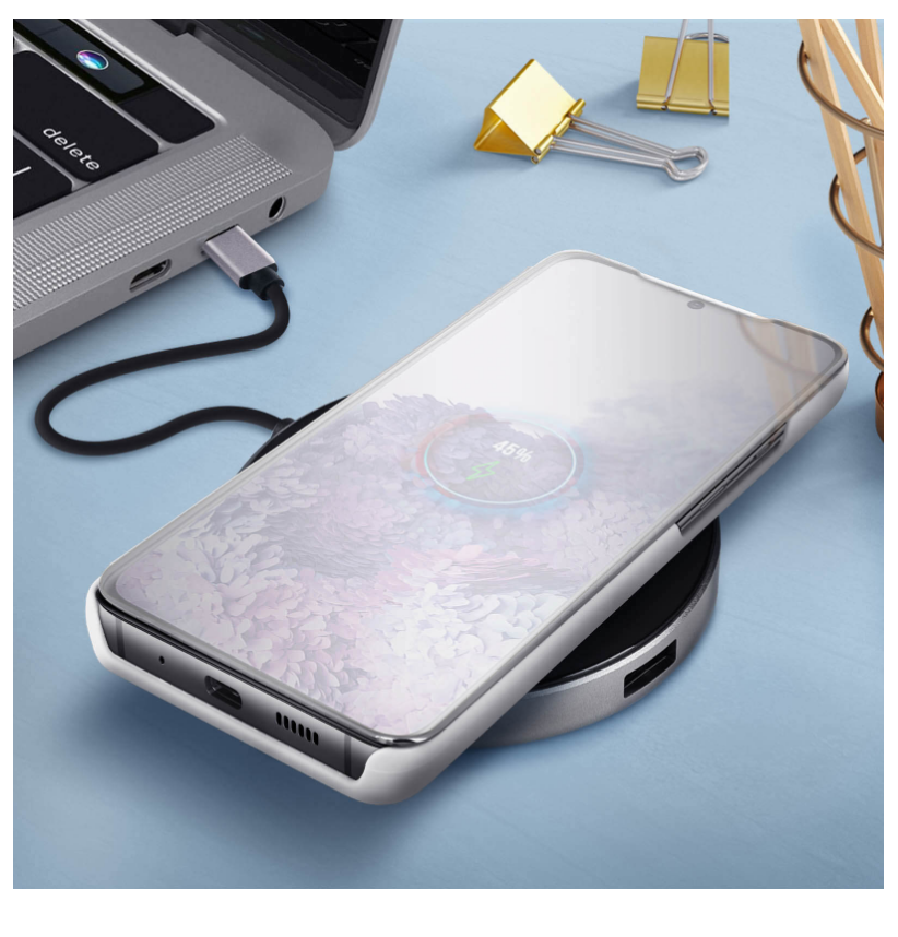 SMART VIEW COVER BOOK FOR SAMSUNG GALAXY S20 - SILVER