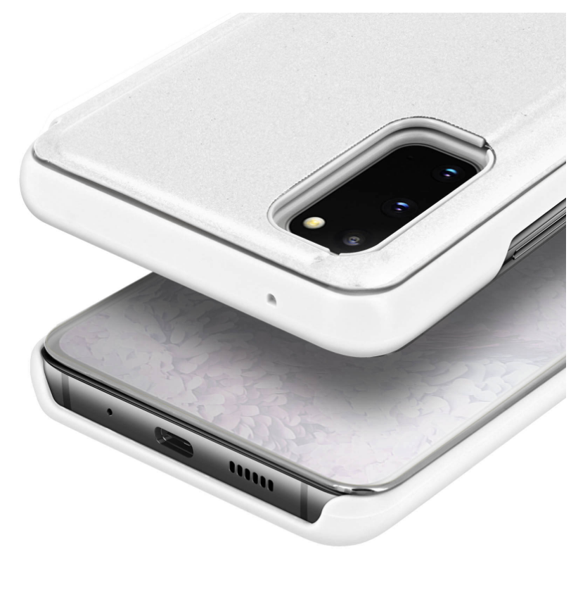 SMART VIEW COVER BOOK FOR SAMSUNG GALAXY S20 - SILVER