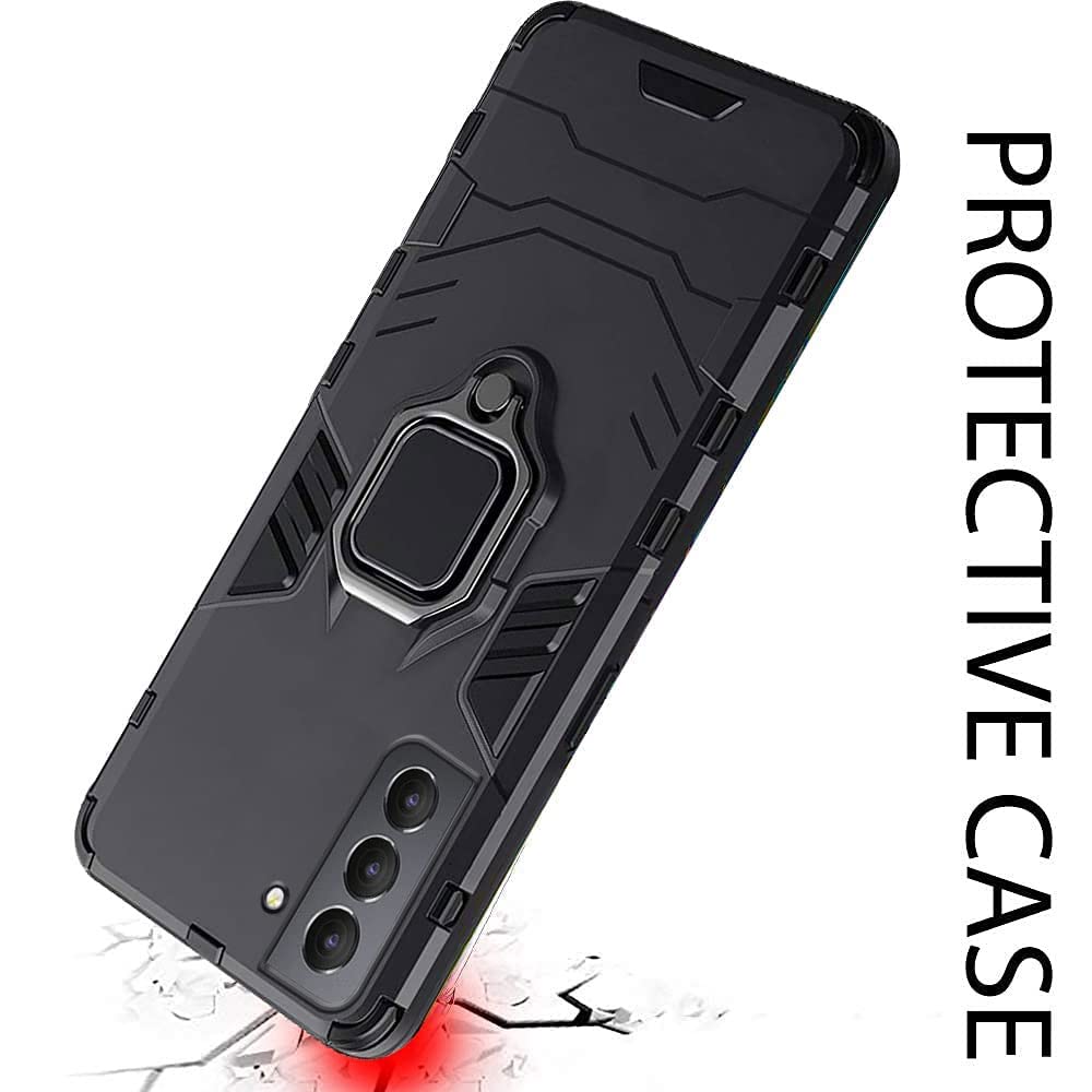 COVER DEFENDER ARMOR RING ANELLO PER SAMSUNG GALAXY S21 FE