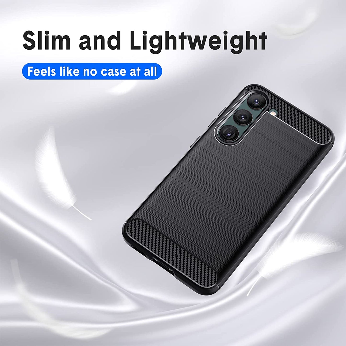 COVER CARBON LOOK per SAMSUNG GALAXY S23 PLUS 5G