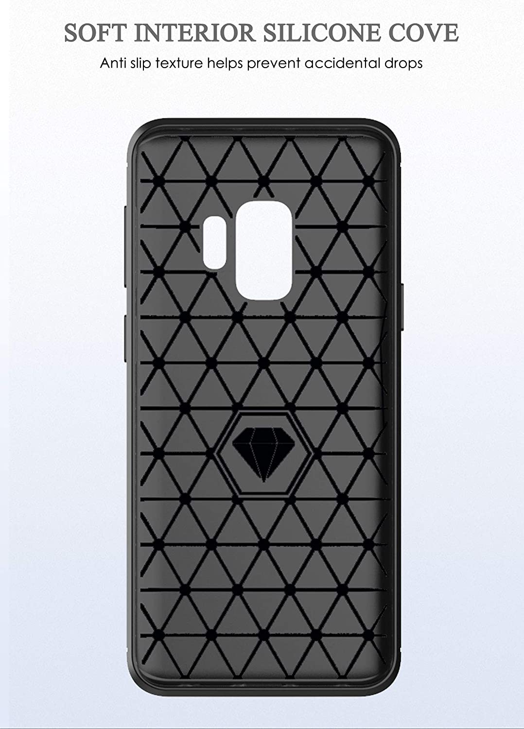 CARCASA LOOK CARBONO para SAMSUNG GALAXY S9