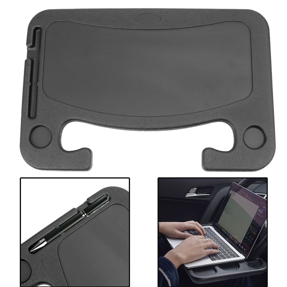 SCRIVANIA / VASSOIO / DESK / ORGANIZER per VOLANTE AUTO - HM586 BLACK