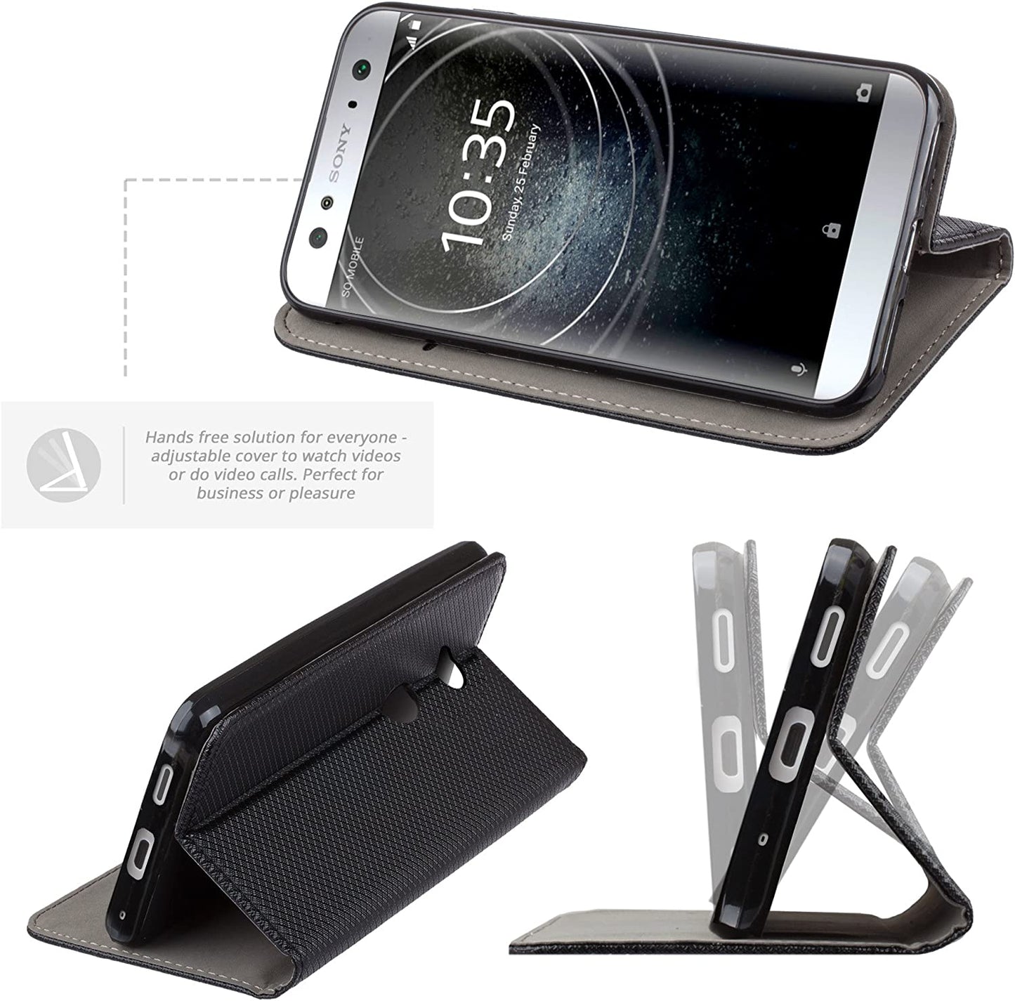 Smart Magnet booklet cover for SONY XPERIA XA2 