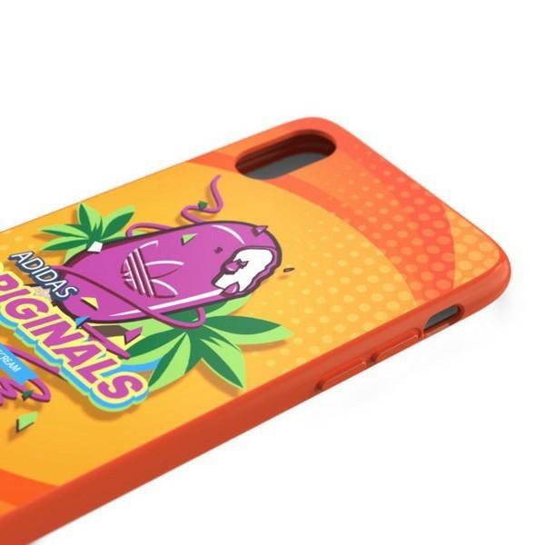 Custodia Cover ADIDAS Originals per Apple iPhone X / XS - BODEGA JUICY ORANGE