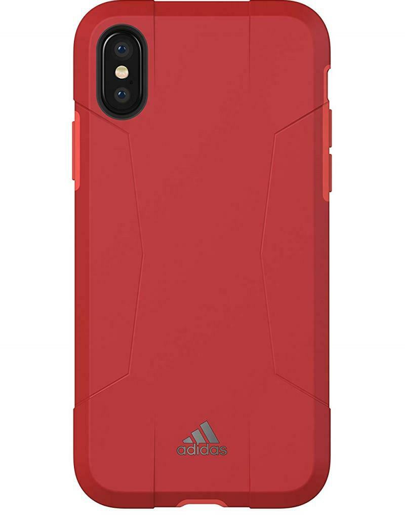 Custodia Cover ADIDAS per Apple iPhone X / XS PROTECTIVE CASE salmon red