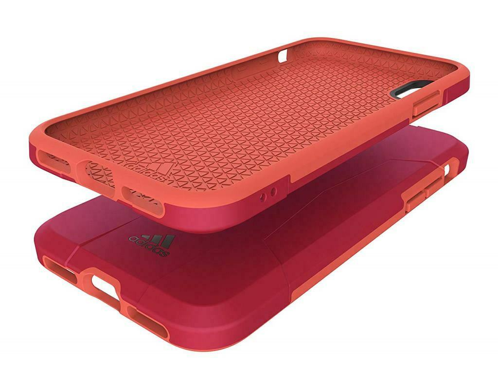 Custodia Cover ADIDAS per Apple iPhone X / XS PROTECTIVE CASE salmon red