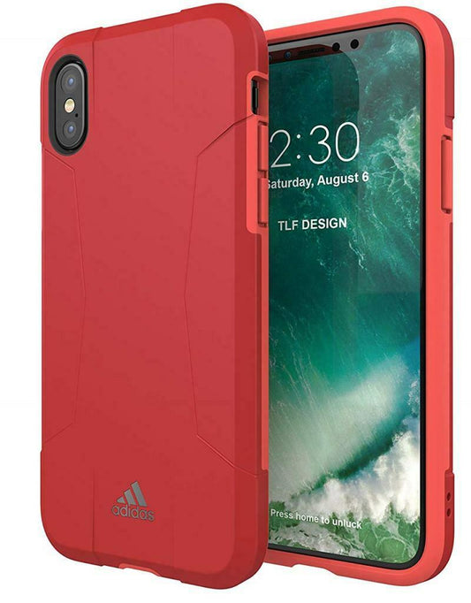 Funda ADIDAS Funda para Apple iPhone X / XS PROTECTIVE CASE rojo salmón