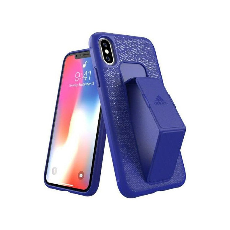 ADIDAS Cover Case for Apple iPhone X / XS - BLUE GRIP CASE