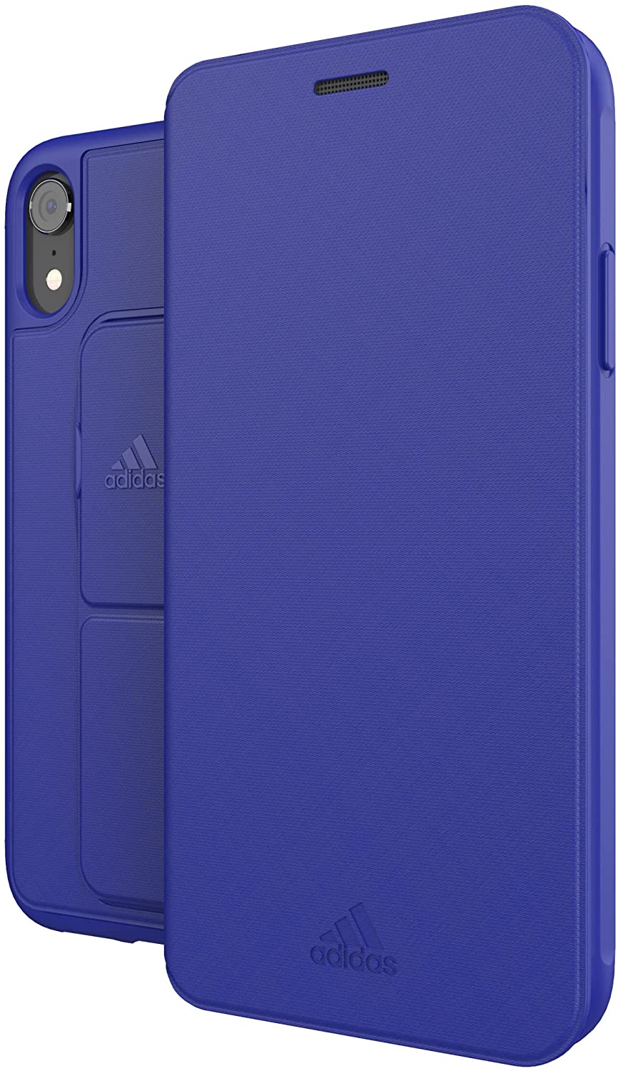 ADIDAS BOOK Cover Case for Apple iPhone XR - Collegiate FOLIO GRIP CASE