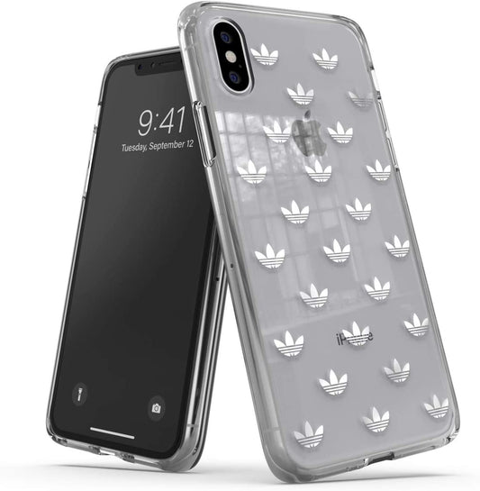 Funda ADIDAS Originals para Apple iPhone X / XS - TREFOIL SNAP CASE PLATA