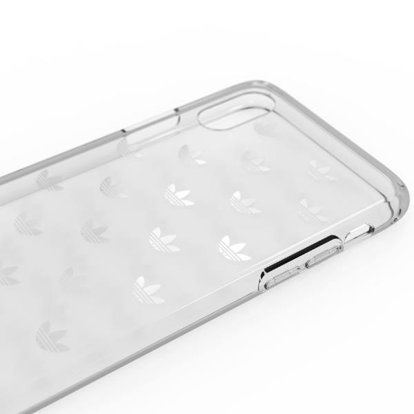 Custodia Cover ADIDAS Originals per Apple iPhone X / XS - TREFOIL SNAP CASE SILVER