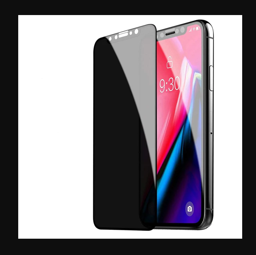 TEMPERED GLASS PRIVACY Screen Protector for APPLE IPHONE X / XS / 11 PRO - FULL COVERAGE