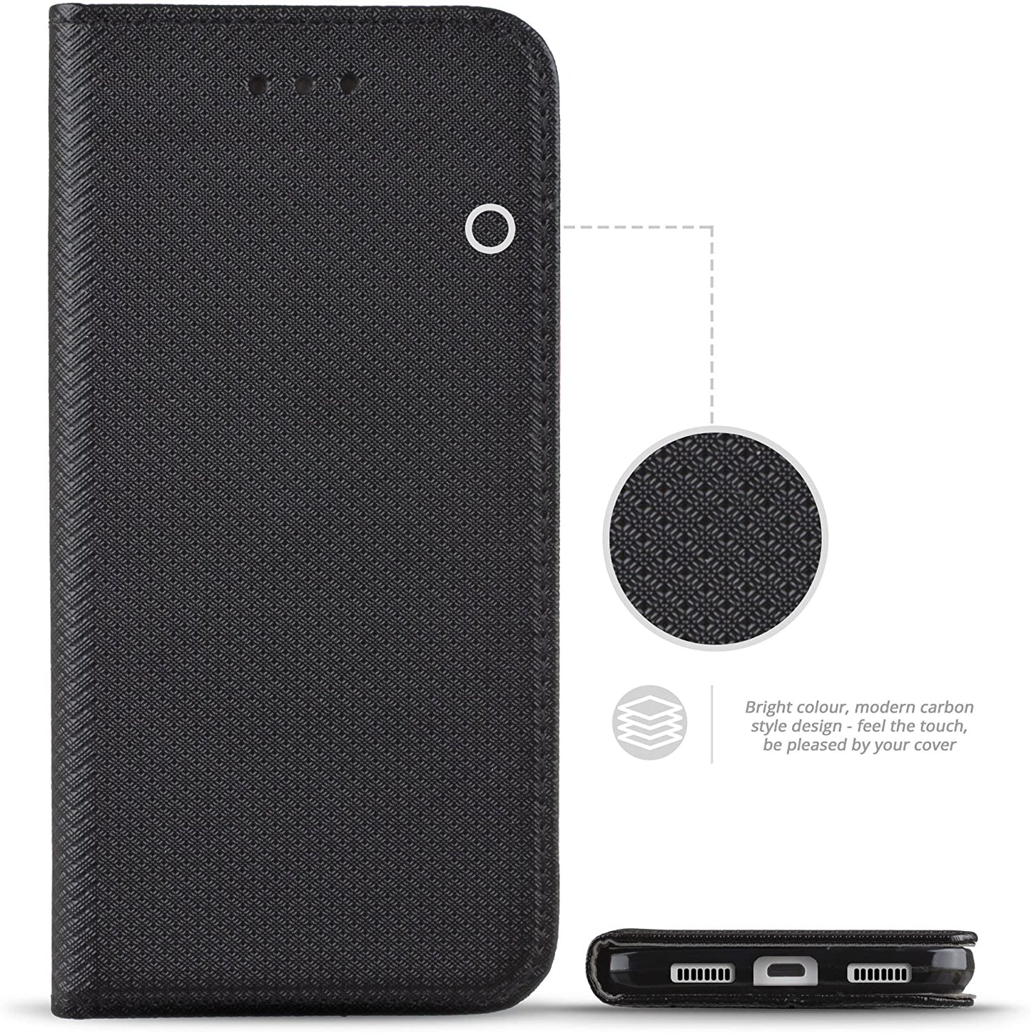 Cover libretto Smart Magnet per HUAWEI Y6 2017