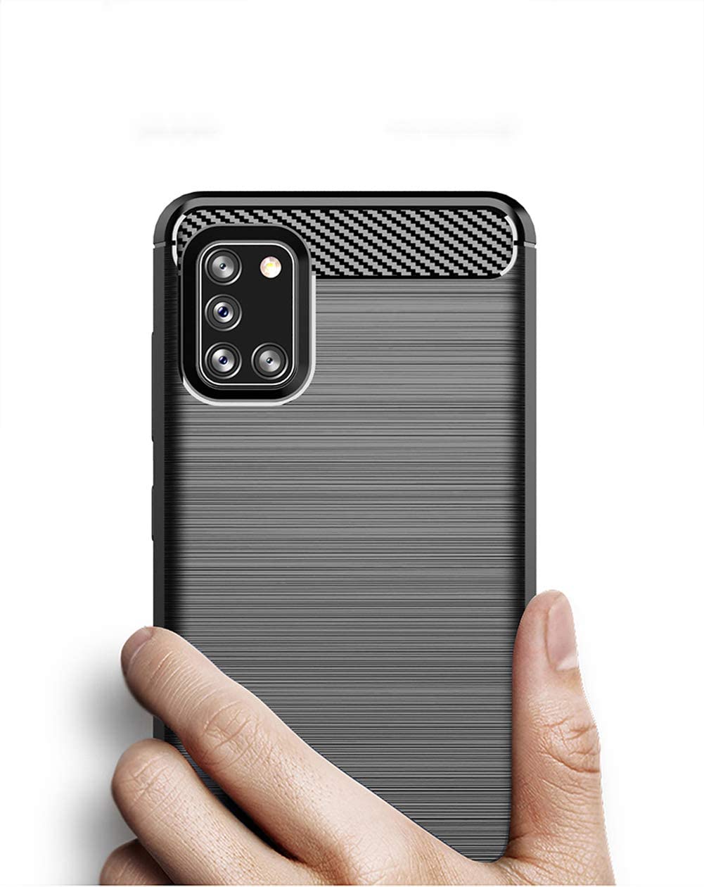 COVER CARBON LOOK per SAMSUNG GALAXY A31